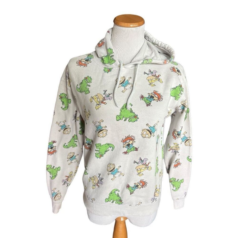 Womens Nickelodeon The Rugrats Y2K 90s Hoodie Sweatshirt - Sz XS